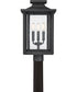 Wakefield Large 3-light Outdoor Post Light  Coastal Armour Earth Black