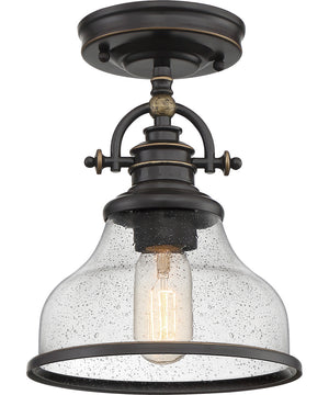 Grant 1-light Semi Flush Mount Palladian Bronze