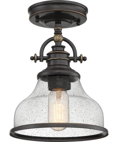 Grant 1-light Semi Flush Mount Palladian Bronze