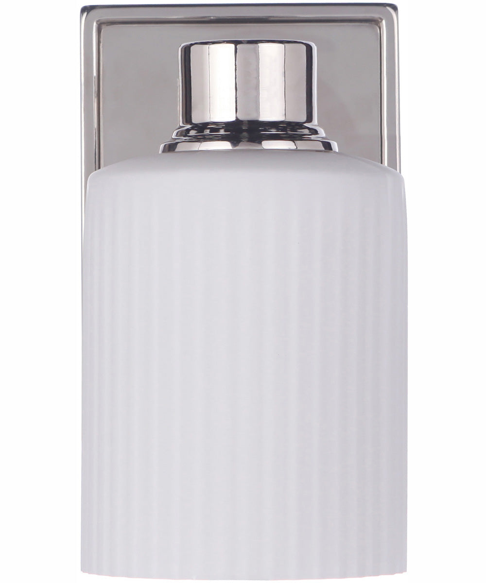 Bretton 1-Light Wall Sconce Polished Nickel
