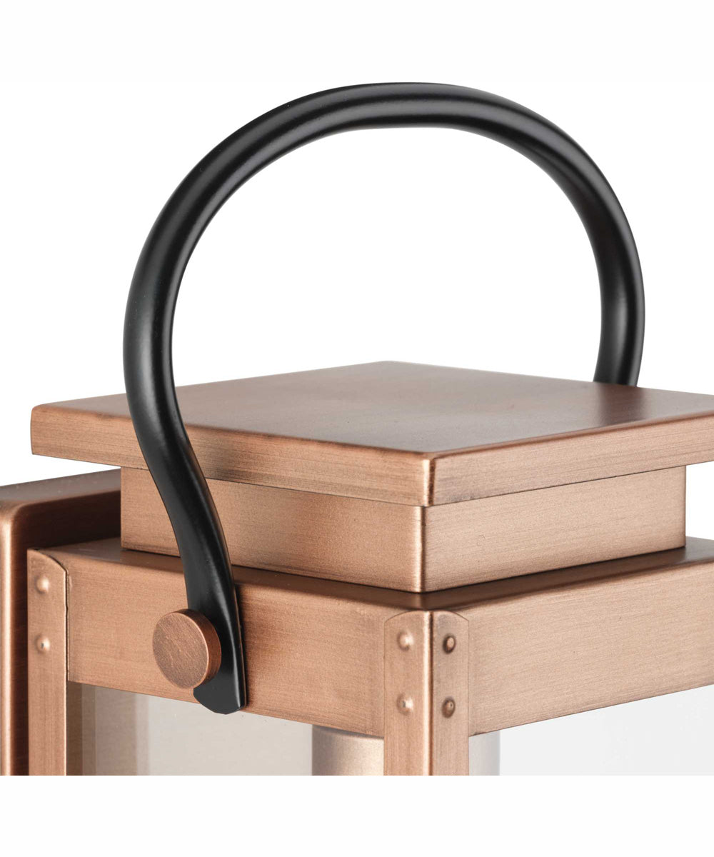 Union Square 1-Light Small Urban Industrial Outdoor Wall Lantern Antique Copper