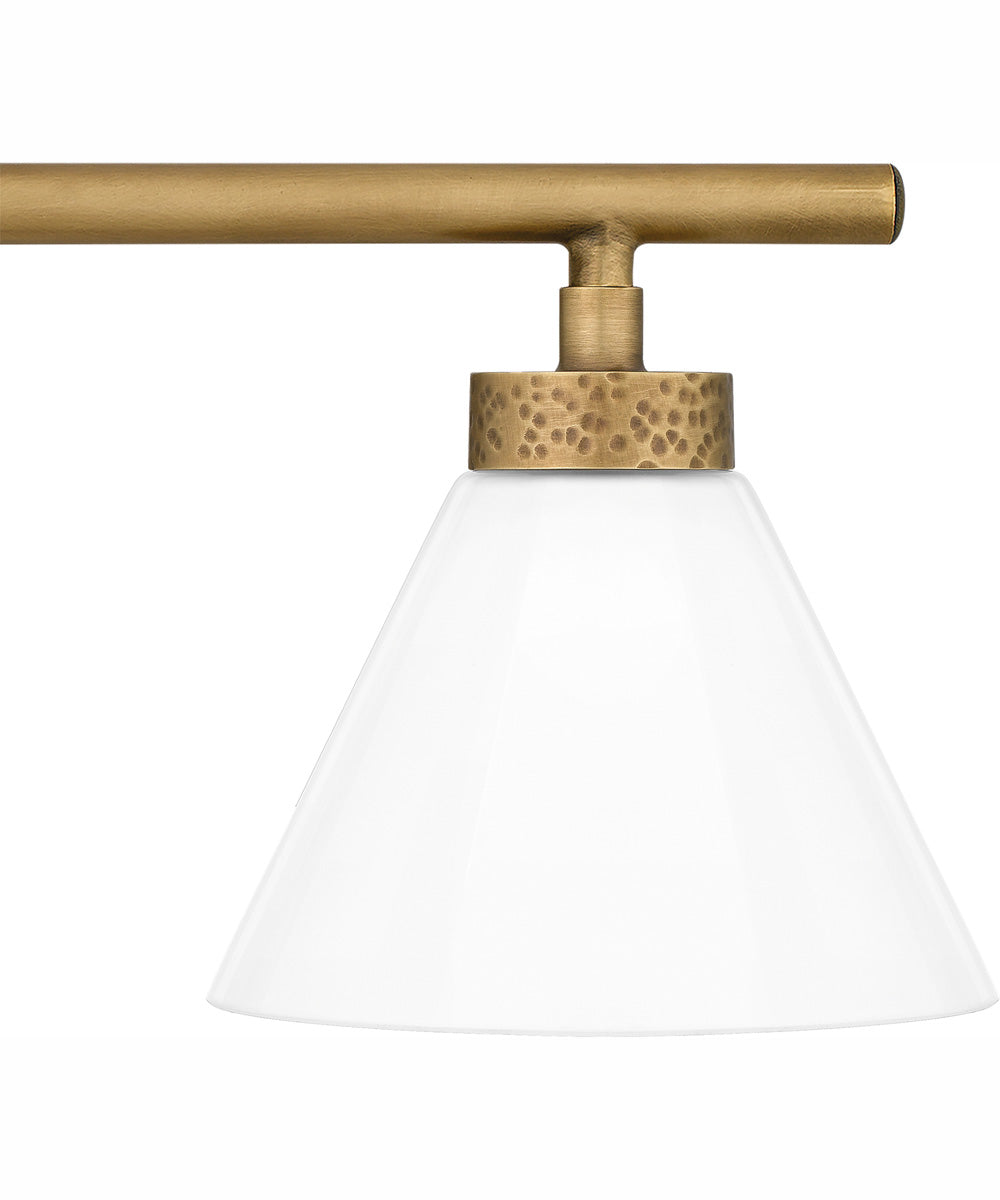 Ira Large 3-light Bath Light Weathered Brass