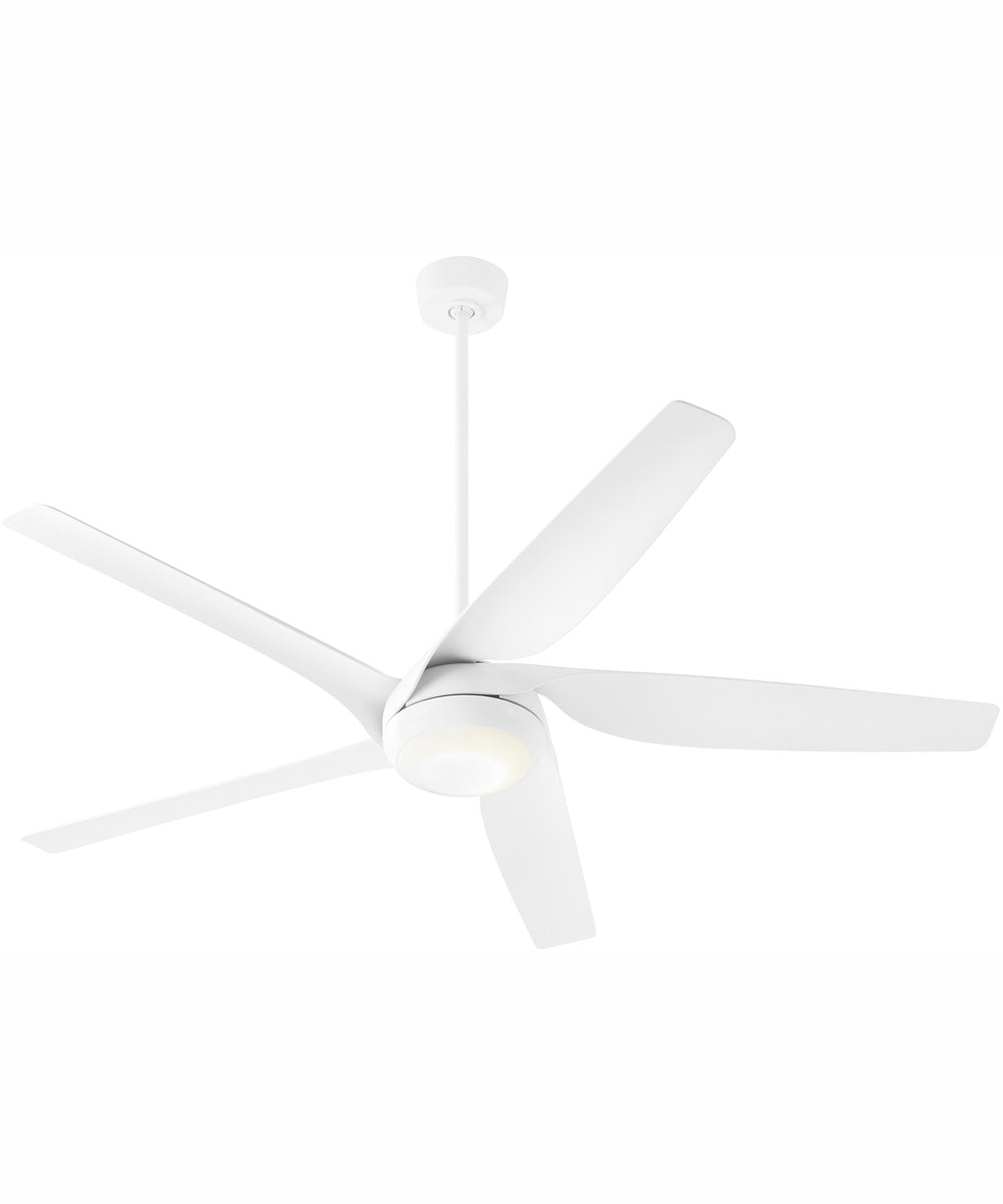 65" Fury Ceiling Fan Studio White