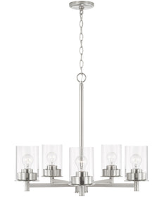 Mason 5-Light Chandelier Brushed Nickel