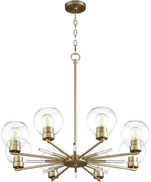 Volan 8-light Chandelier Aged Brass