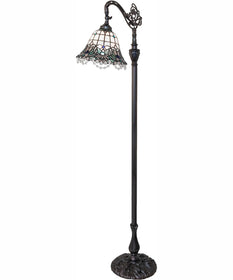 61" High Angelica Bridge Arm Floor Lamp