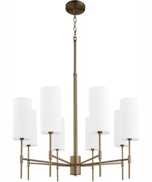 Hamilton 8-light Chandelier Dark Brass