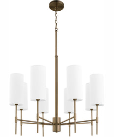 Hamilton 8-light Chandelier Dark Brass