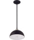 Kahn 1-Light Outdoor Pendant Midnight / Satin Aluminum