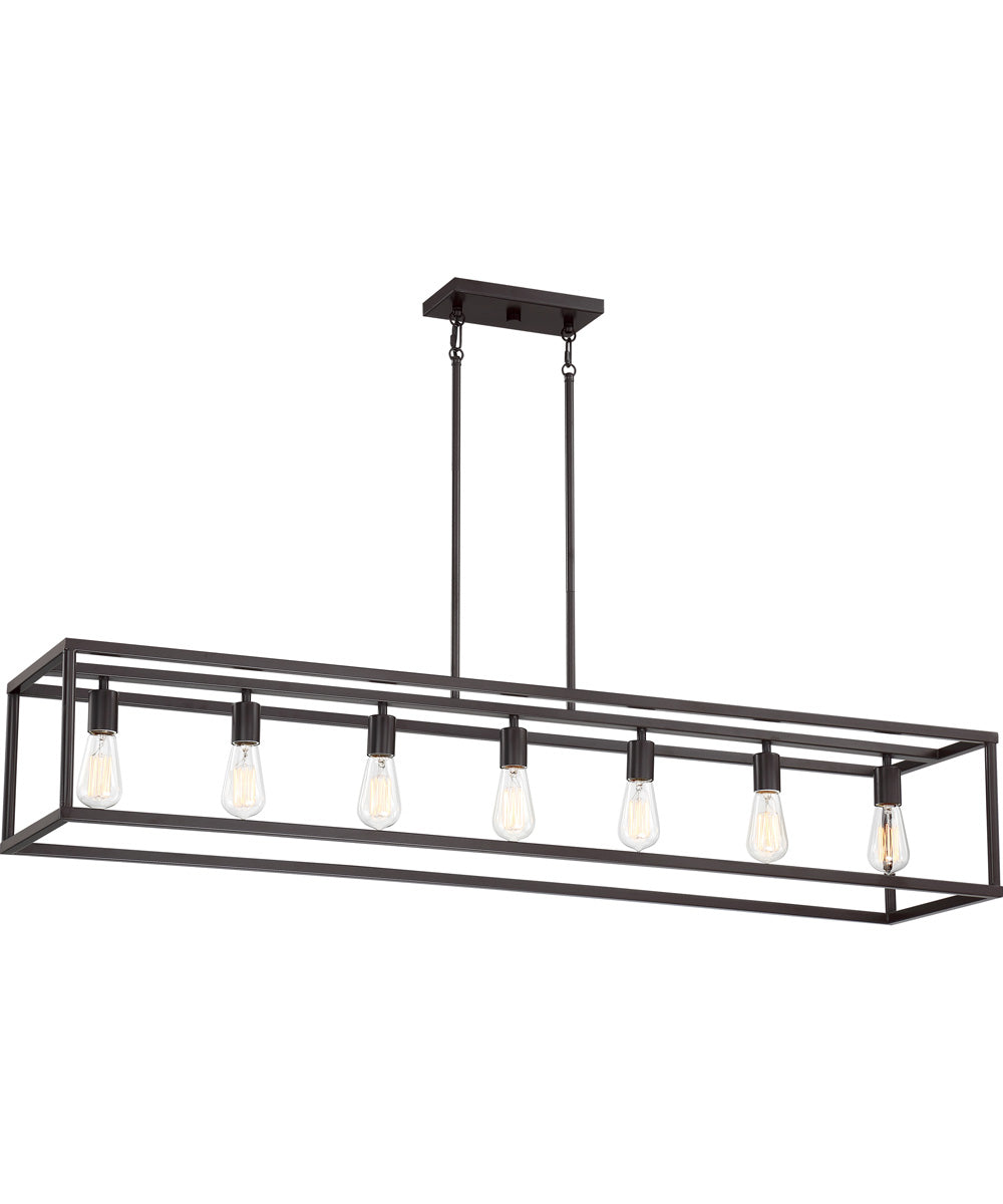 New Harbor 7-light Island Light Western Bronze