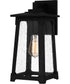 Drescher Medium 1-light Outdoor Wall Light  Coastal Armour Aluminum Matte Black