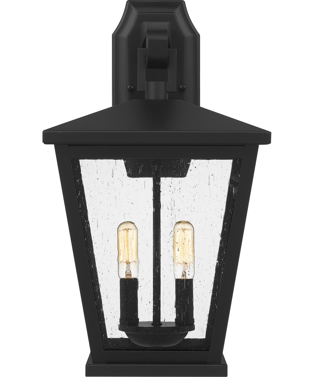 Joffrey Large 2-light Outdoor Wall Light Matte Black