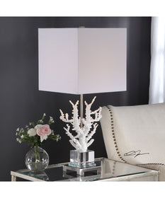 Corallo White Coral Table Lamp