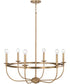Rylann 6-Light Chandelier Aged Brass