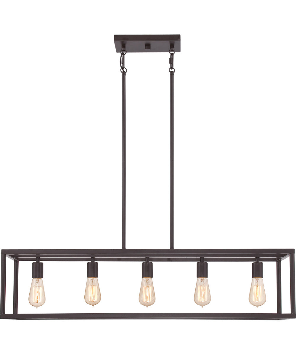 New Harbor 5-light Island Light Western Bronze