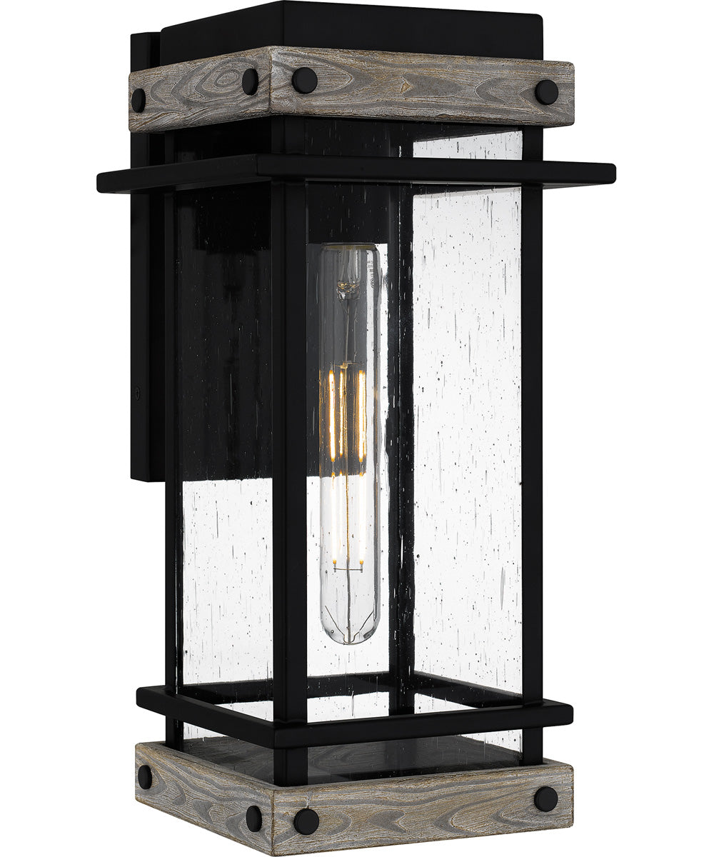 Strader Medium 1-light Outdoor Wall Light Matte Black