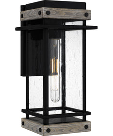 Strader Medium 1-light Outdoor Wall Light Matte Black
