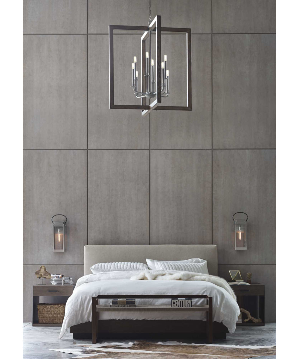 Union Square 1-Light Small Wall-Lantern Stainless Steel