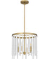 Apelle Large 4-light Pendant Aged Brass