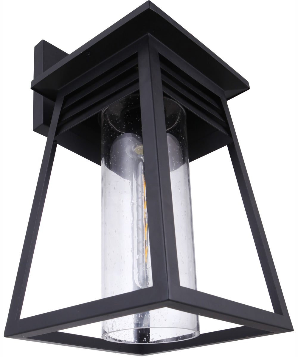 Becca 1-Light Outdoor Wall Lantern Matte Black