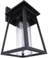 Becca 1-Light Outdoor Wall Lantern Matte Black