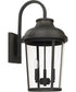 Dunbar 3-Light Outdoor Wall Mount Rain or Shine - Oiled Bronze with Clear Glass