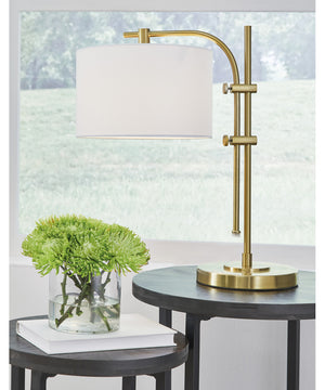 Baronvale Metal Accent Lamp (1/CN) Brass