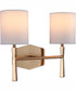 Chatham 2-Light Vanity Satin Brass