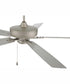60" Outdoor Super Pro 60 Indoor/Outdoor Ceiling Fan Painted Nickel