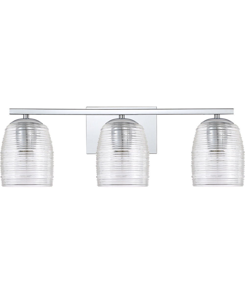 Realm Large 3-light Bath Light Polished Chrome