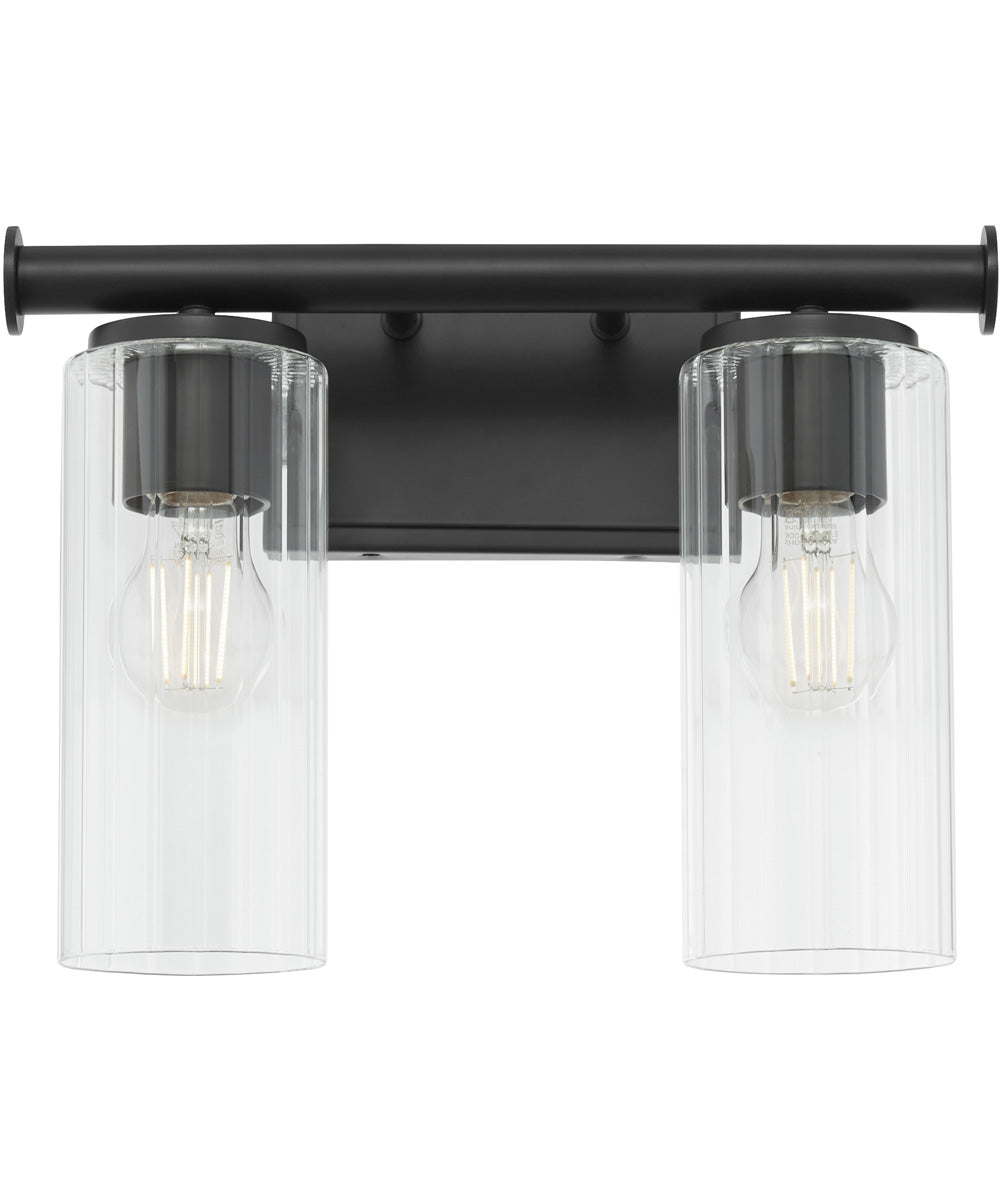 Tamara Day's Mercier 2-light Bath Vanity Light Matte Black