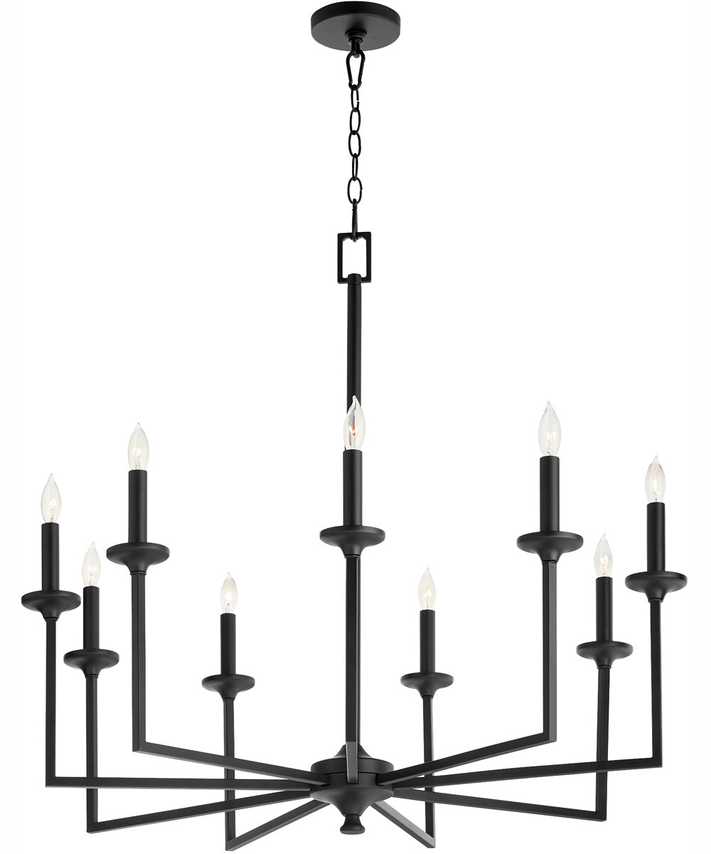 Eldorado 9-light Chandelier Matte Black