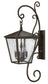 36"H Trellis 4-Light LED Large Outdoor Wall Light in Regency Bronze