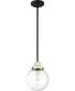 Trance Small 1-light Mini Pendant Earth Black