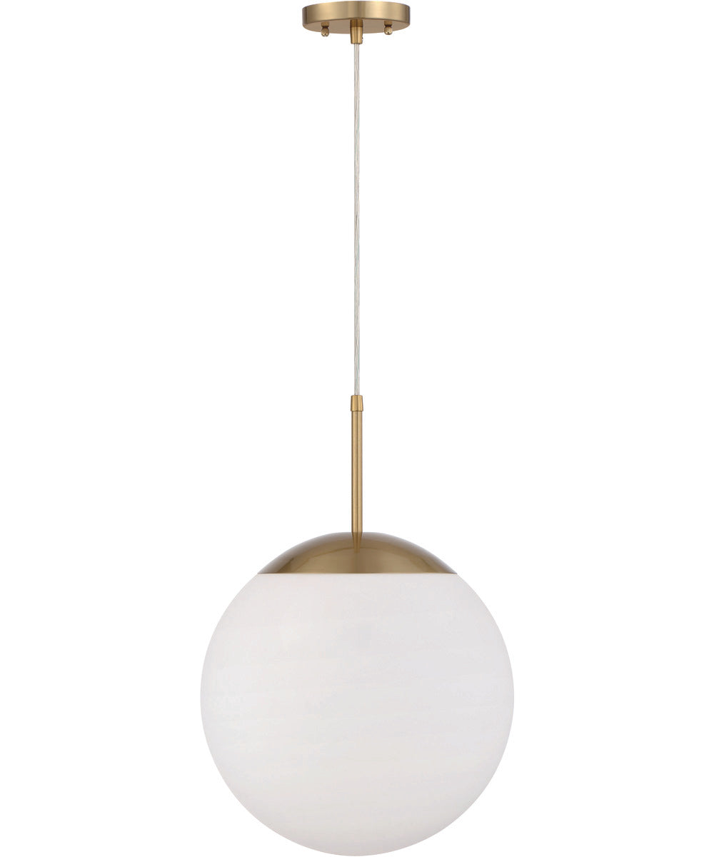 Gaze 1-Light Pendant Satin Brass