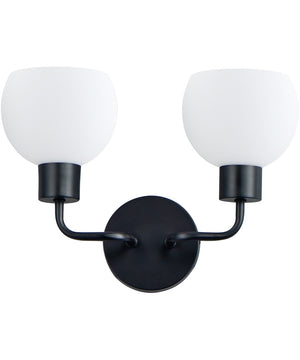 Coraline 2-Light Wall Sconce Black