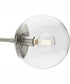 Atwell 3-Light Mid-Century Modern Semi-Flush Mount Brushed Nickel