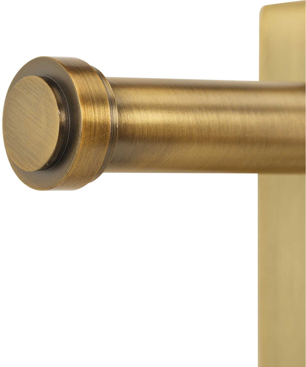 Preston 2-Light Coastal Bath Vanity Light Vintage Brass