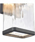 Cornice 9.75'' High Integrated LED Outdoor Sconce - Charcoal Black