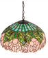 22" Wide Tiffany Cabbage Rose Pendant