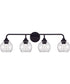 Glenda 4-Light Vanity Flat Black