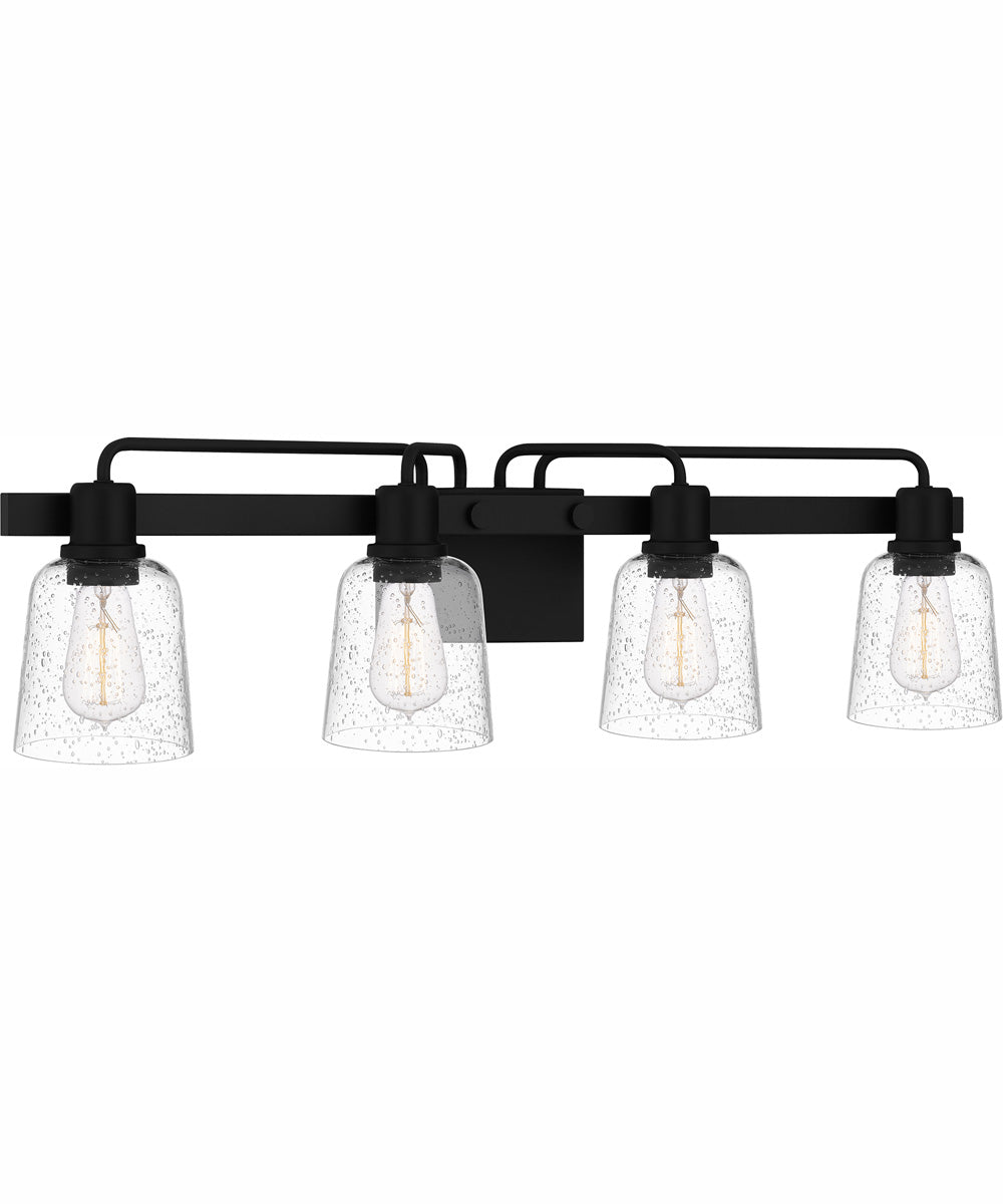 Lydia Extra Large 4-light Bath Light Matte Black