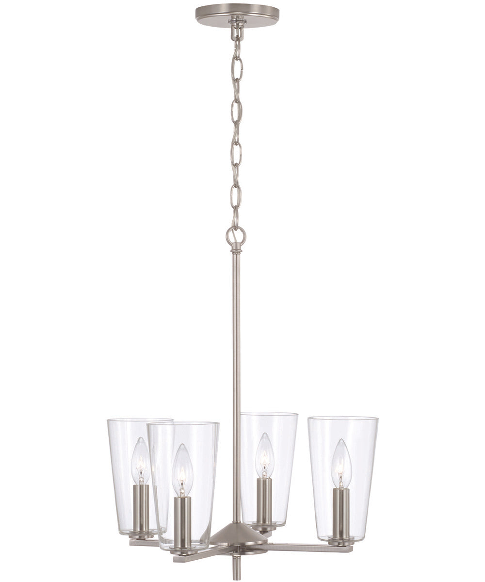 Portman 4-Light Pendant Brushed Nickel