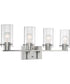 21"W Sommerset 4-Light Vanity & Wall Brushed Nickel