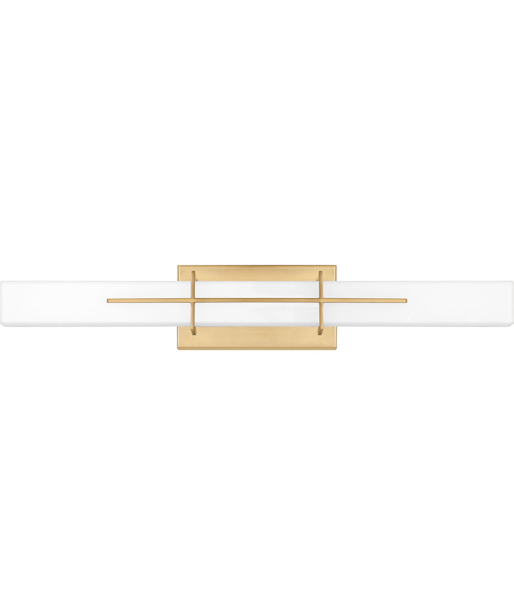 Gemini  Bath Light Aged Brass