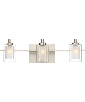 Kolt Large 3-light Bath Light Brushed Nickel