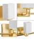 Cowan 3-Light Modern Etched Opal Glass Bath Vanity Light Satin Brass