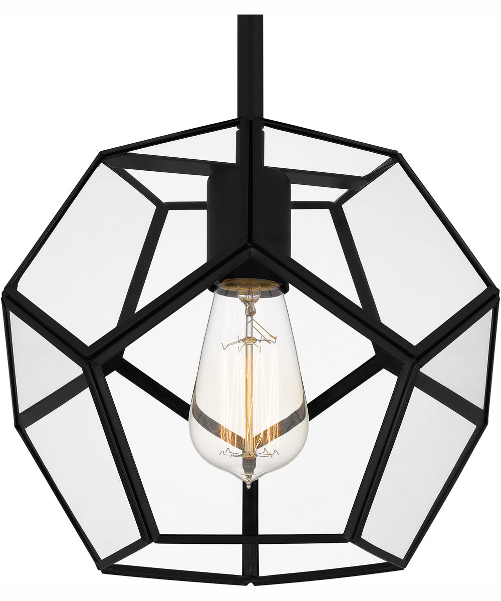 Quoizel Piccolo Pendant Small 1-light Mini Pendant Matte Black