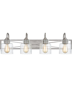 Bartley Extra Large 4-light Bath Light Brushed Nickel