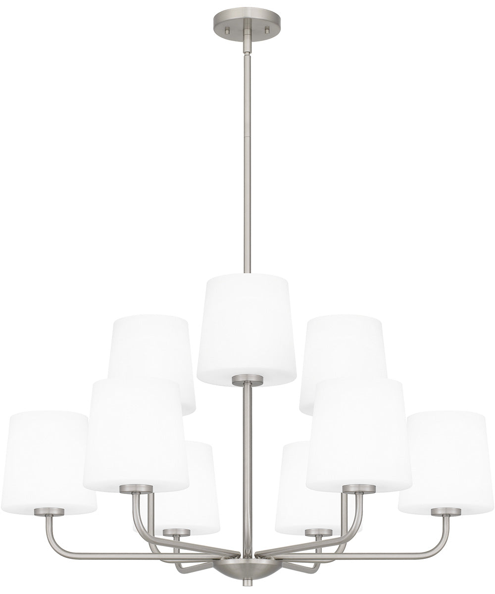 Gallagher 9-light Chandelier Brushed Nickel
